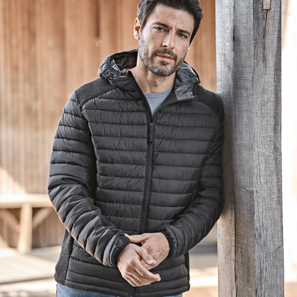 Tee Jays Crossover Hooded Padded Outdoor Jacket Thumbnail